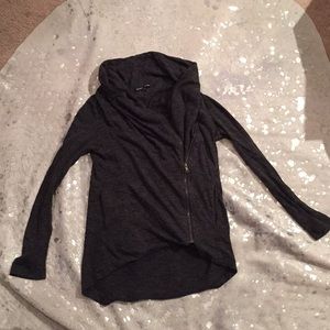 Side zip sweater